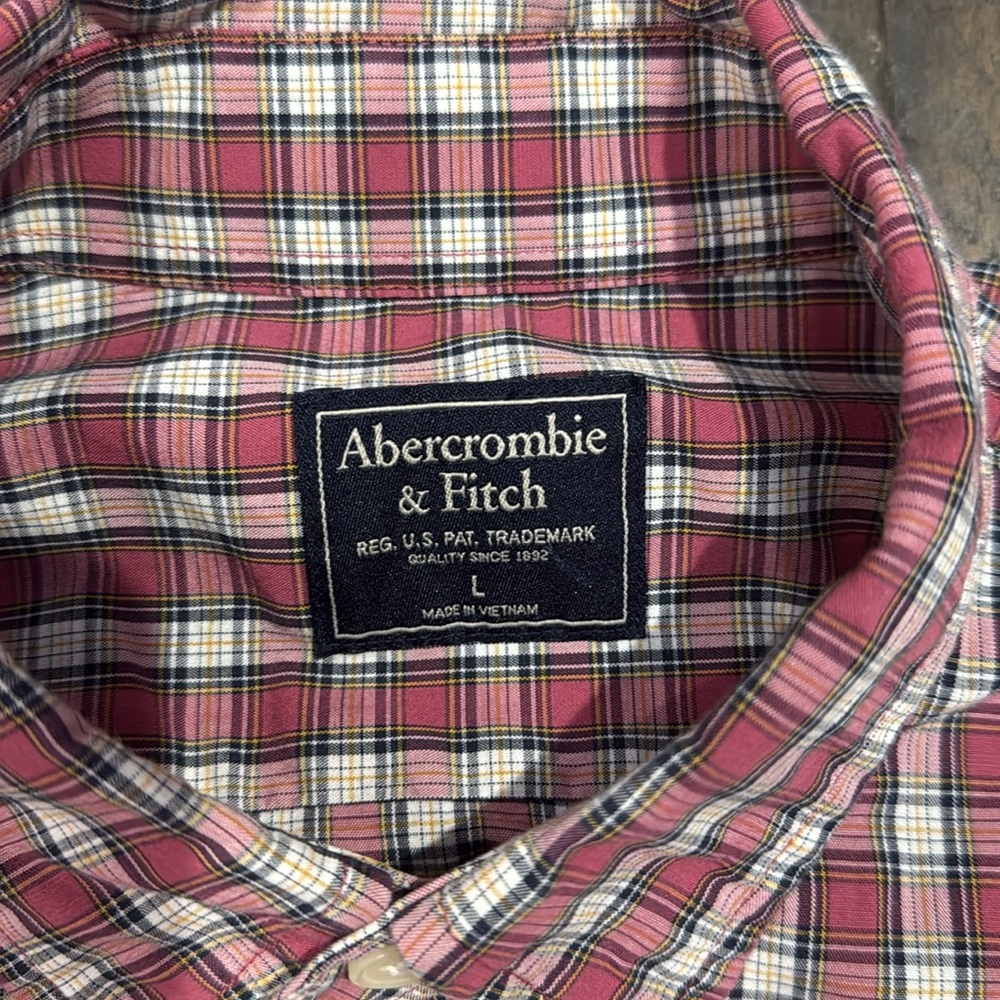 Men’s Abercrombie & Fitch Button Up Shirt L - Picture 2 of 4